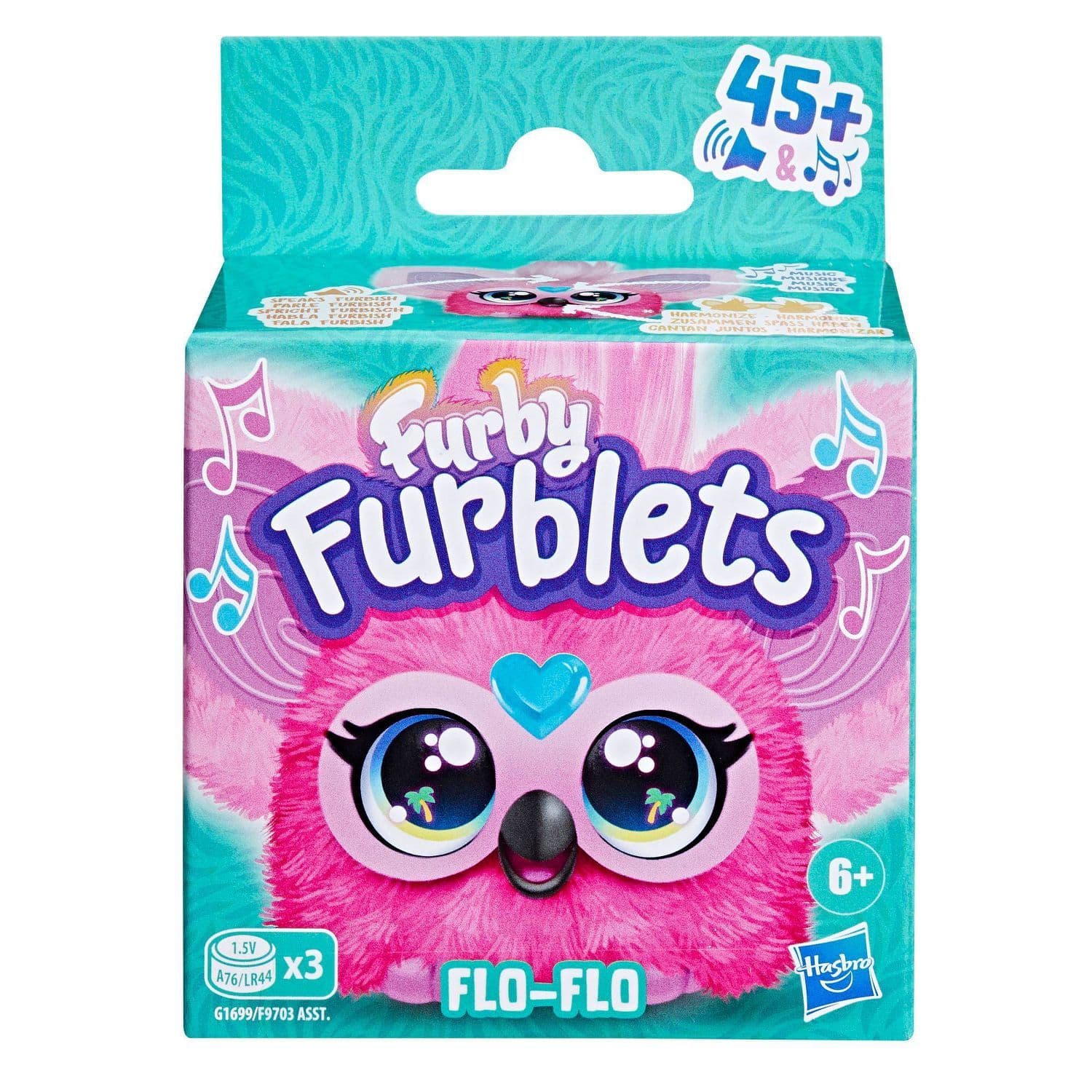 Furby Furblets Flo-Flo Plush Electronic Pet (5 Cm)