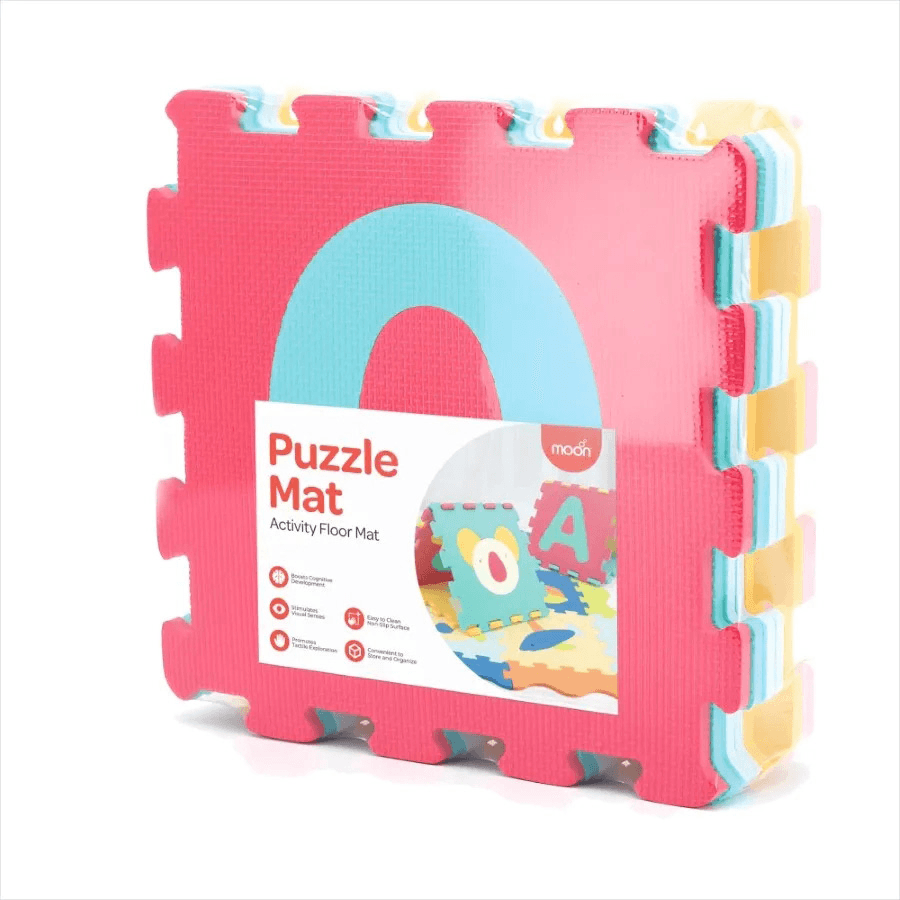 Moon Puzzle Activity Floor Mat Numbers 10Pcs