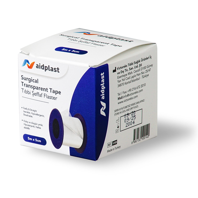 Aidplast Surgical Transparent Tape (5M X 5Cm)