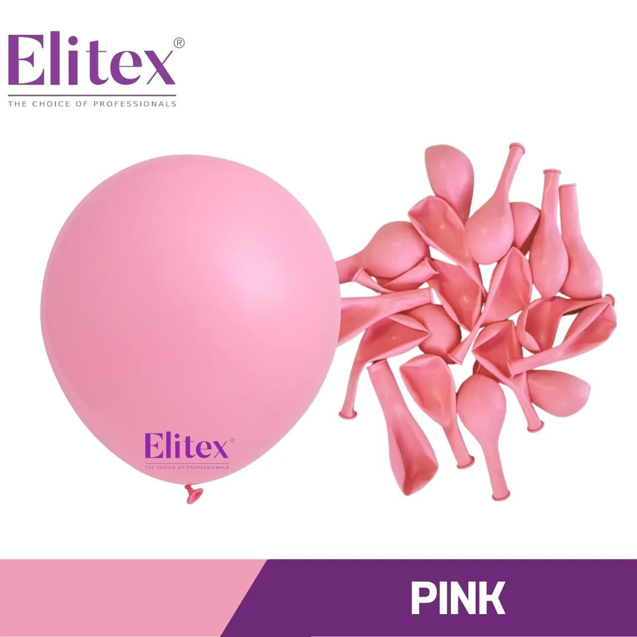 6 Inch Round Balloon Standard Pink (50Pcs)