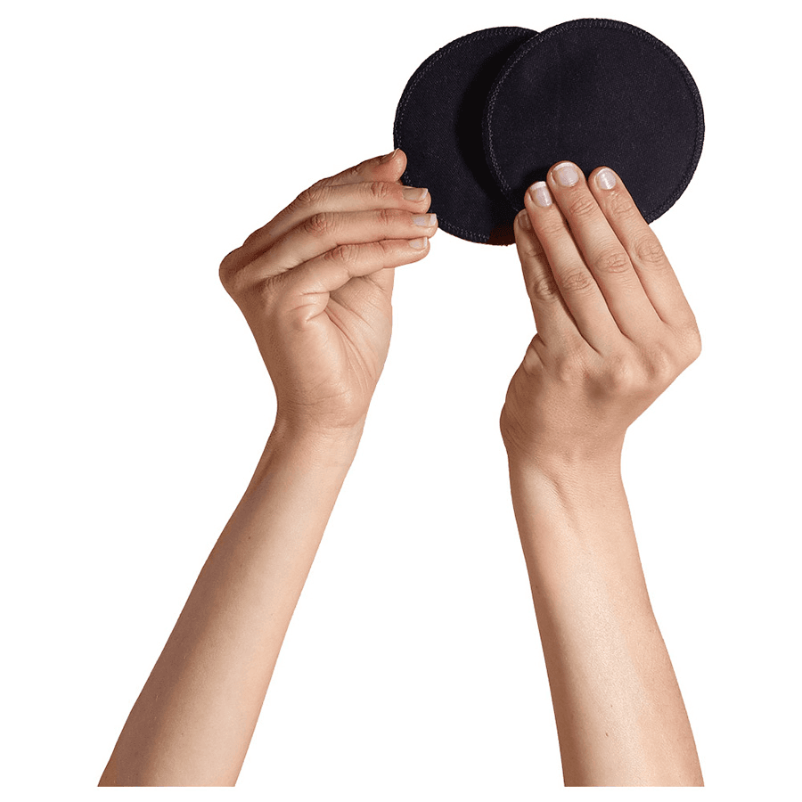 Carriwell - Washable Breast Pads (Black) -Pack Of 6