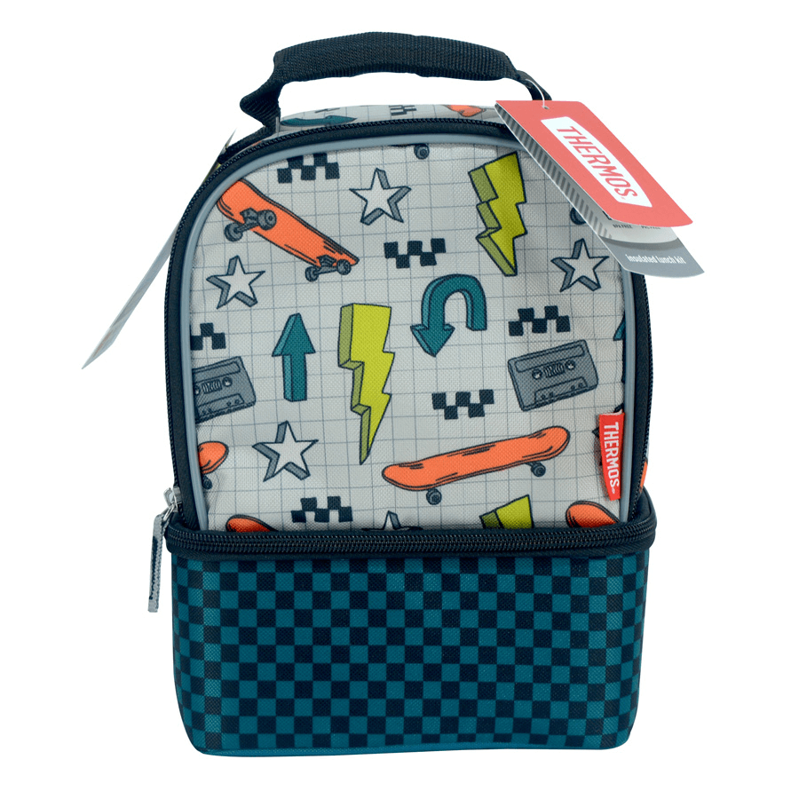 Thermos - Dual Lunch Kit With Ldpe Liner - Skater