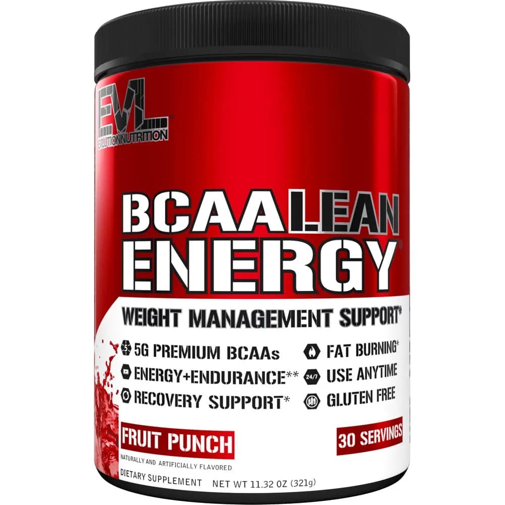 Evl Bcaa Lean Energy 321Gm Fruit Punch (Evl003)