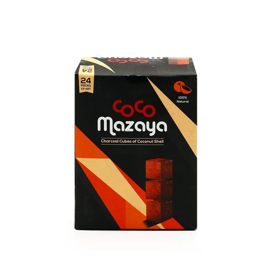 Co Co Mazaya Charcoal Cubes 24Pcs