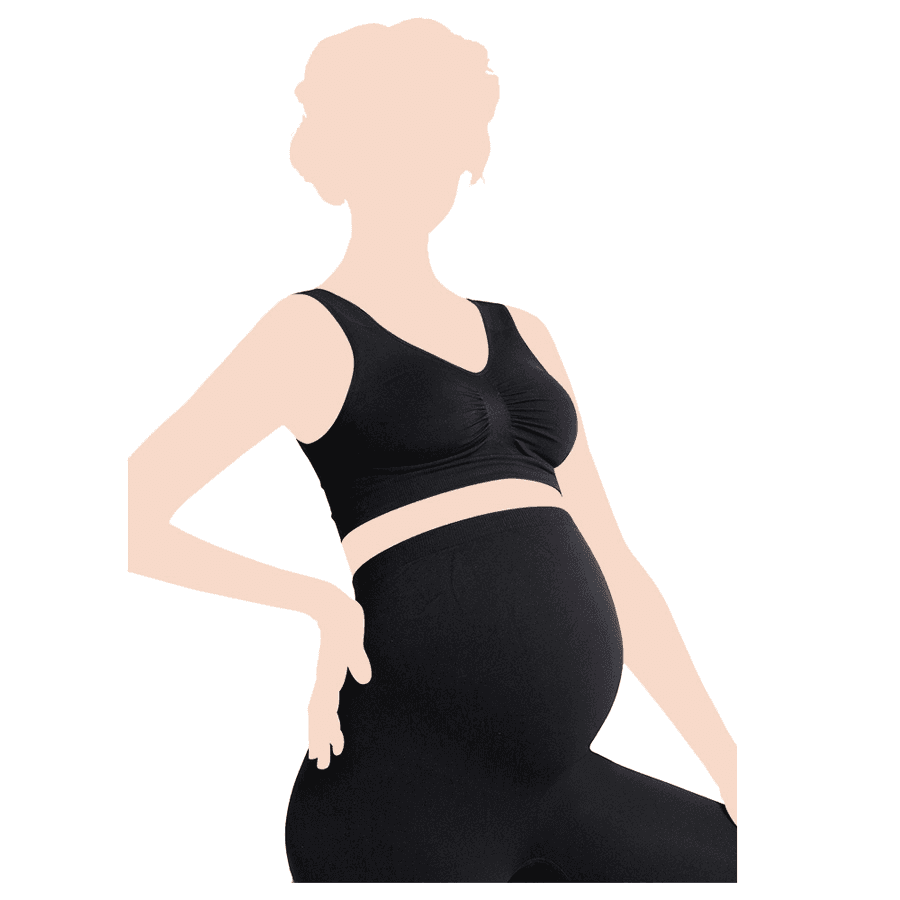 Carriwell - Seamless Maternity Bra (Black) - Small
