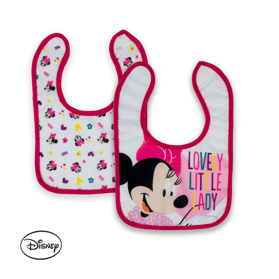 Disney - Minnie Cotton Bibs 2Pcs