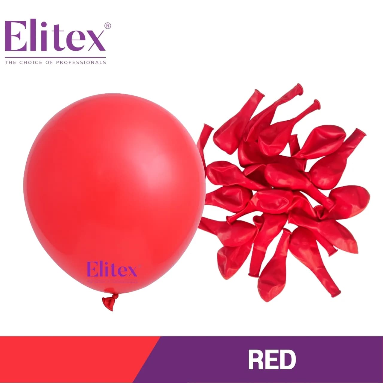 36 Inch Round Balloon Standard Red (3 Pcs)