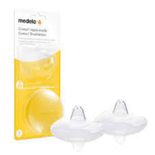 Medela Contact Nipple Shield W/ Storage-M(2Pcs)