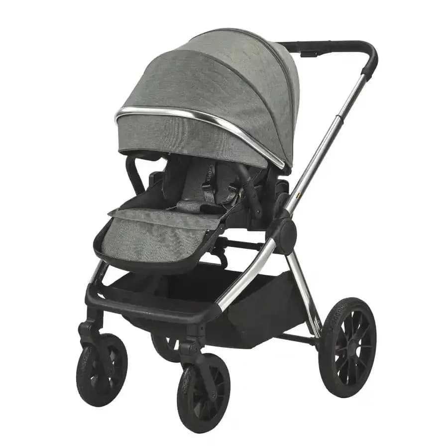 Gokke Reversible Baby Stroller Bj02Gs (Grey & Silver)