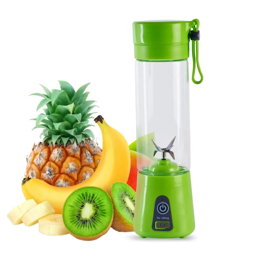 Portable Rechargeable Juice Blender 6B With Usb Charger Ja016 - Green