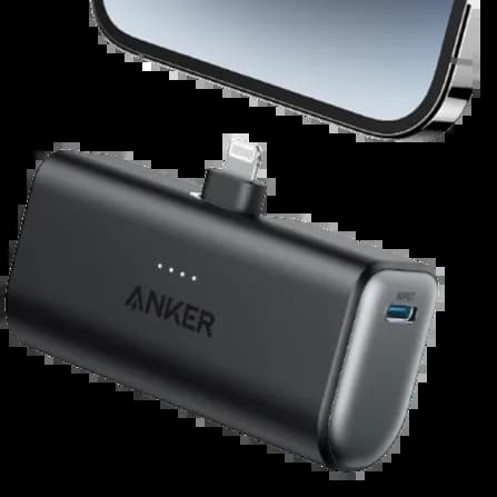 A1645H11 Anker Nano Power Bank 12W, Built In Lightning Connector