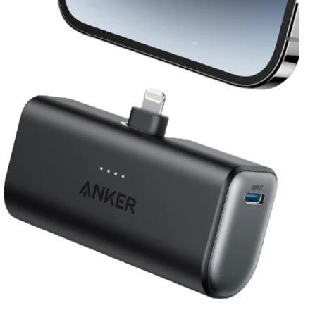 A1645H11 Anker Nano Power Bank 12W, Built In Lightning Connector