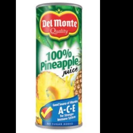 Del Monte Pineapple Juice 240Ml