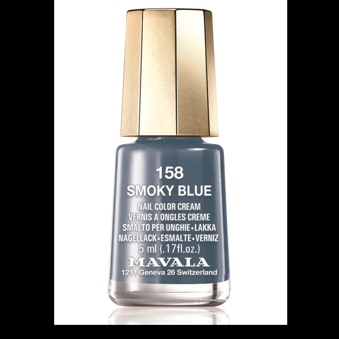 Mavala Nail Polish 158 Smoky Blue 5Ml