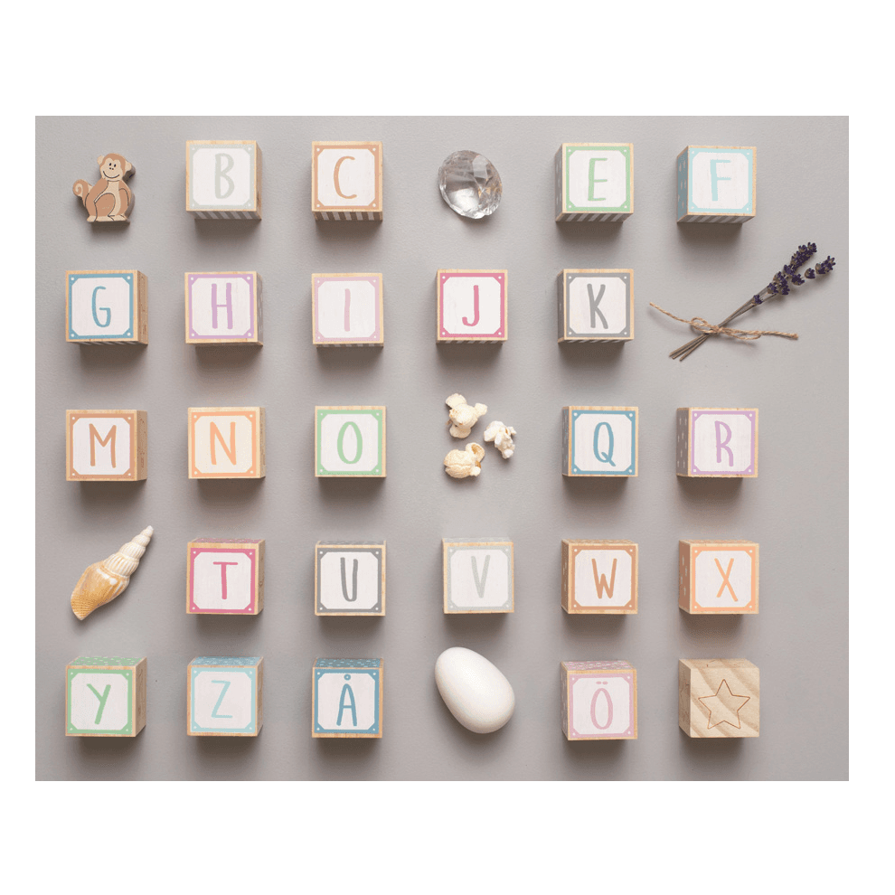 Jabadabado Wooden Alphabet Blocks