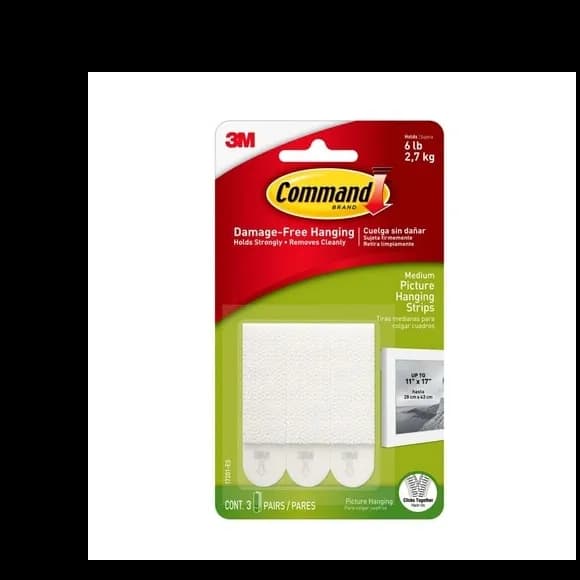 3M Hanging Strips Command Medium Pic