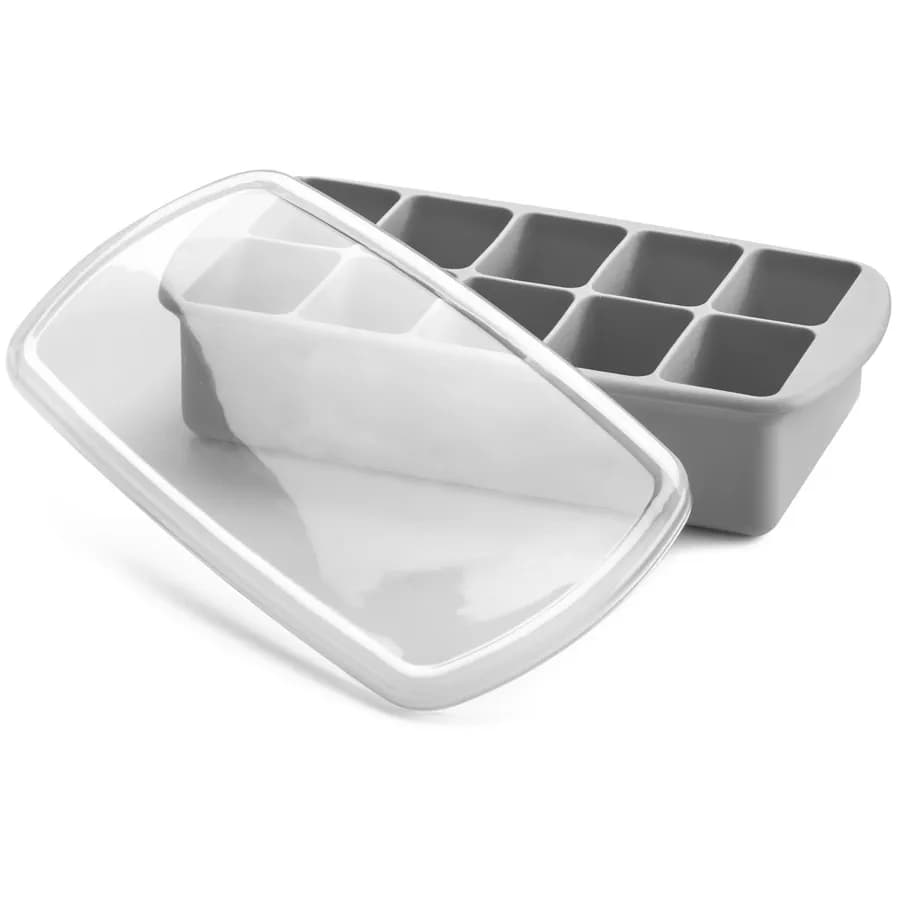 Melii Silicone Baby Food Freezer Tray 2 Oz Grey