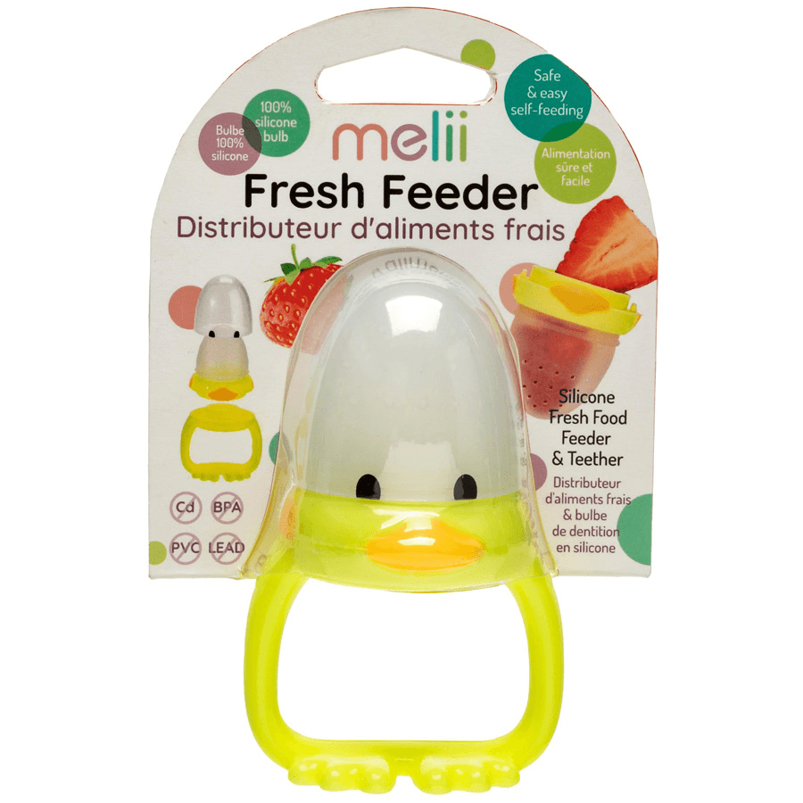 Melii Fresh Food Feeder Yellow Duck