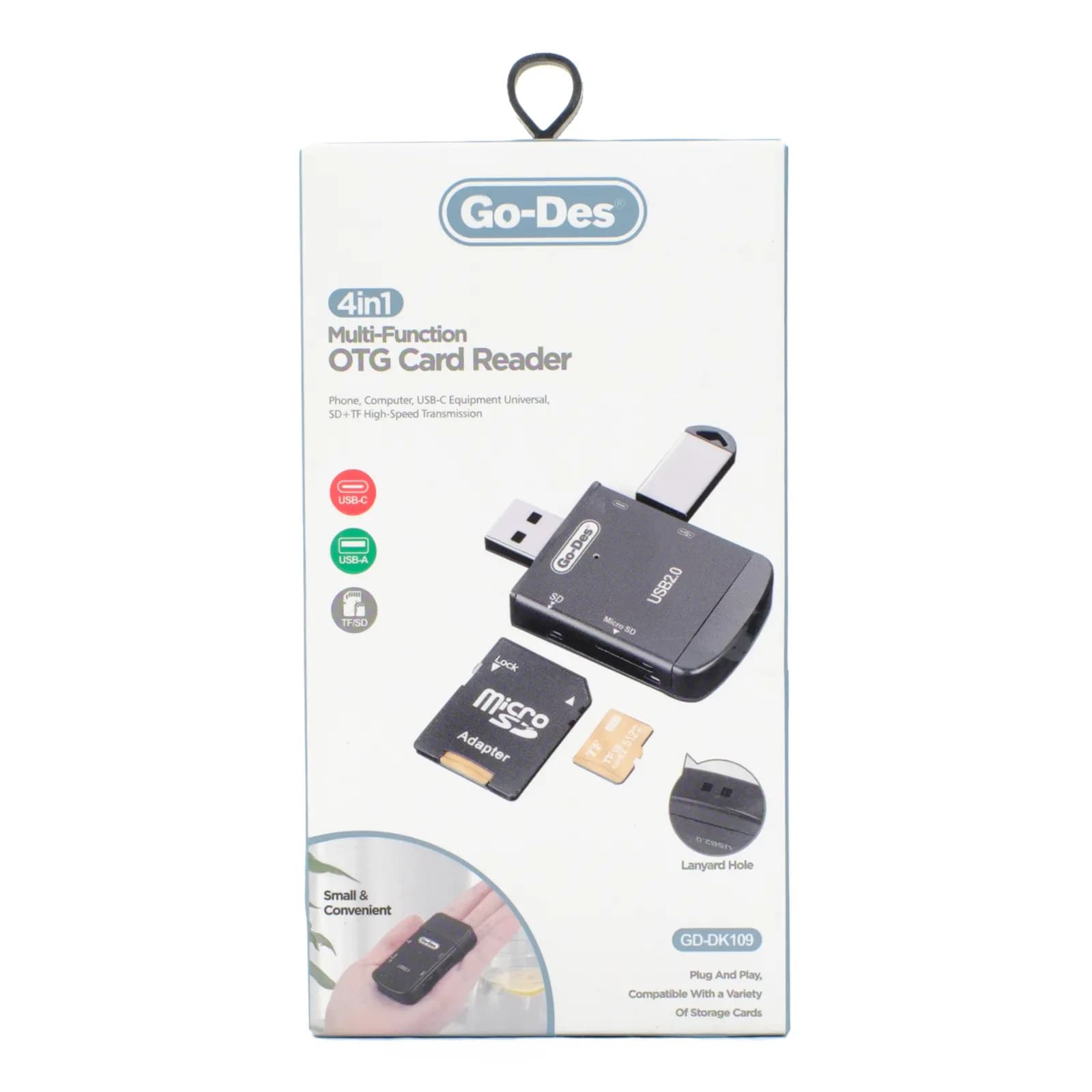 Go-Des 4In1 Multi Function Otg Card Reader Gd-Dk109