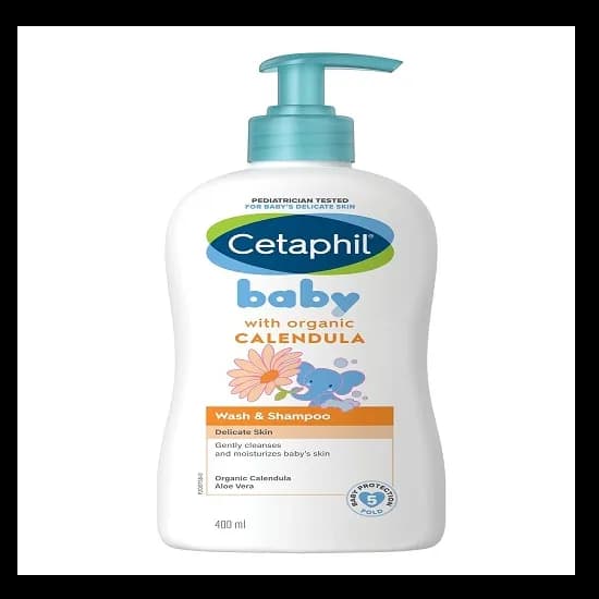 Cetaphil Baby Calendula Wash & Shampoo 400Ml