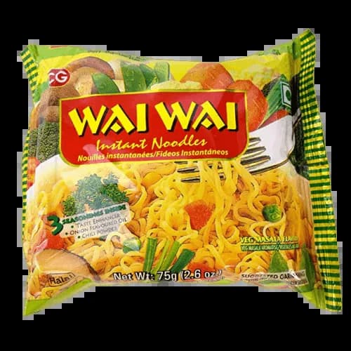 Wai Wai Vegetable Flavour 75G