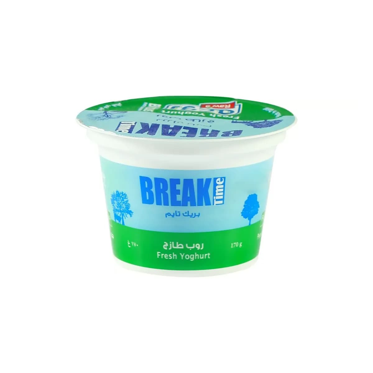 Rawa Break Time Full Fat Plain Yoghurt, 170G