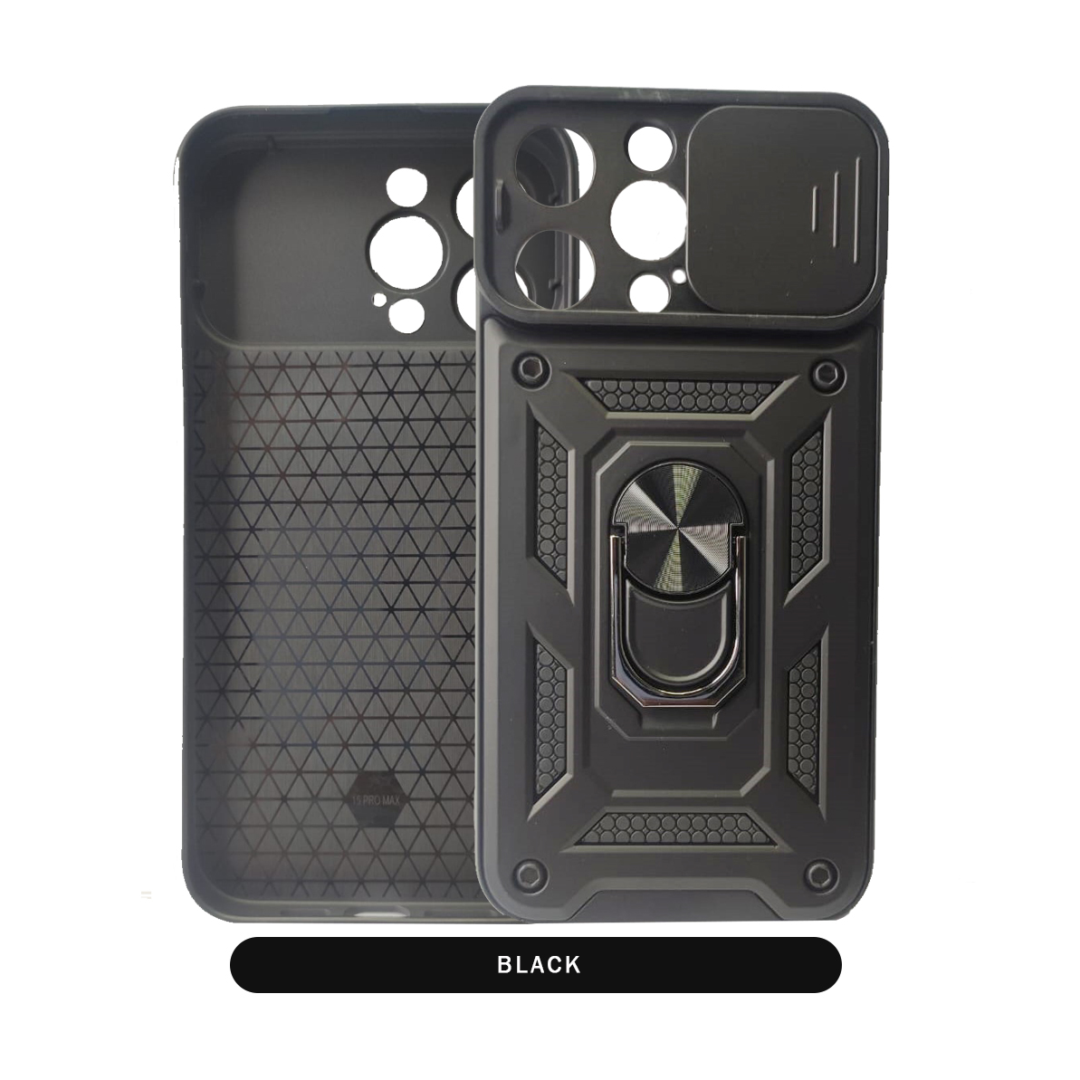 Camera Protector Design Back Cover For Iphone Black