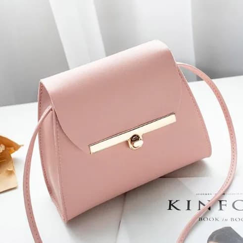 Fn-Fashionable Summer New Style Mini Leather Purse Handbag For Women - Pink