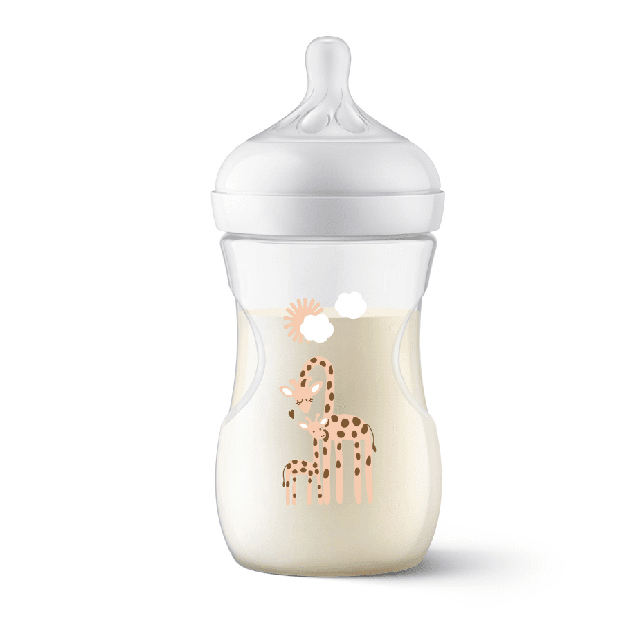 Philips Avent Natural 3.0 Feeding Bottle Girrafe 260ml - SCF903/66