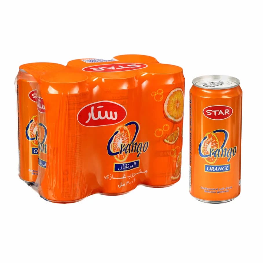 Star Orango Orange Can, 6X 300Ml