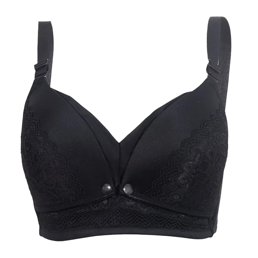 Okus - Full Cup Maternity & Nursing Bra - (Black) - Large