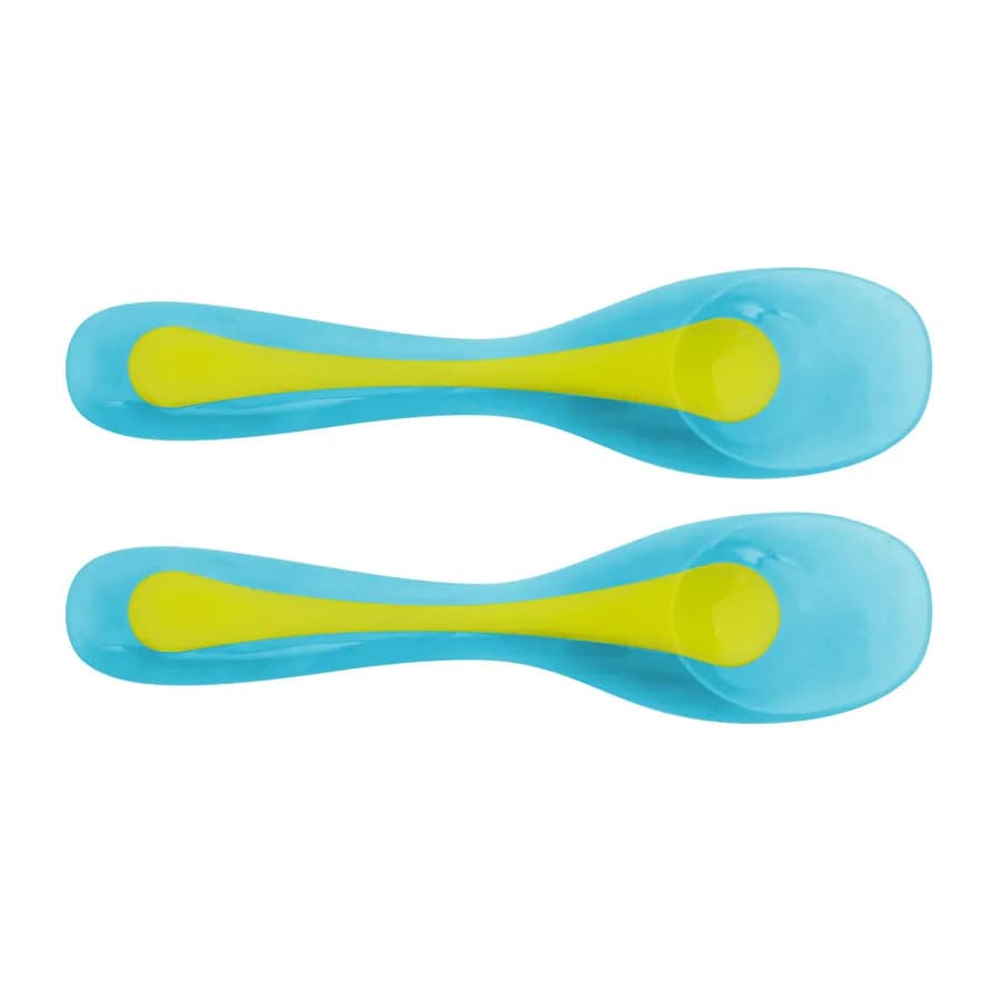 Brother Max - 2 Travel Spoons (Blue/ Green)