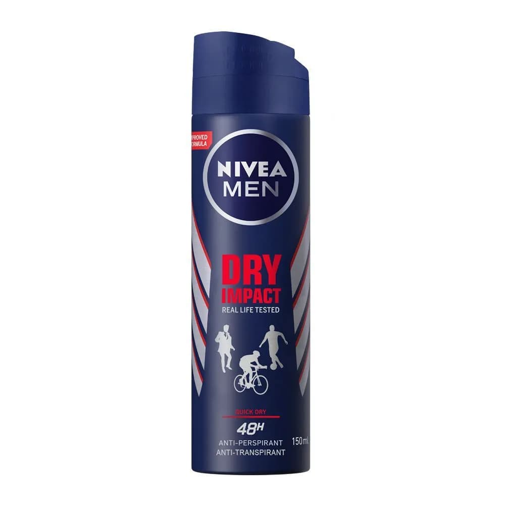 Nivea Deo Spray For Men Dry Impact 150 Ml