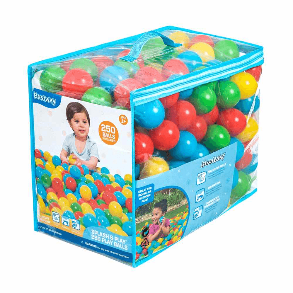 Bestway Splash & Play Balls (250 Count)