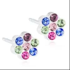 Blomdahl Medical Plastic 5Mm Earring Daisy Fantasy B