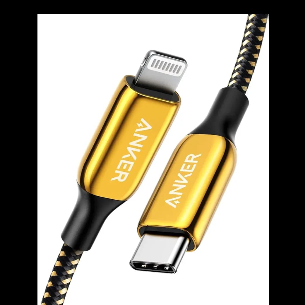 Anker Usb-C To Lightning Connector 6Ft/1.8M – Golden