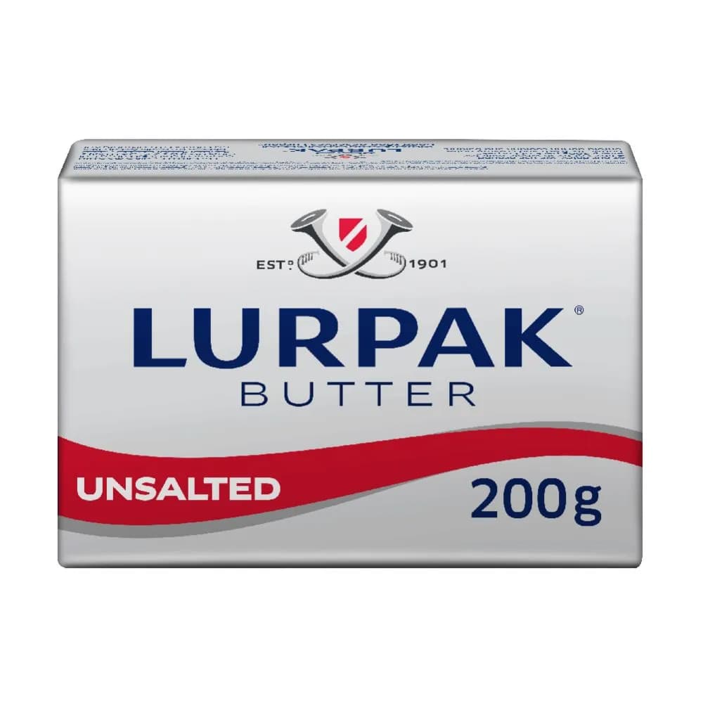 Lurpak Unsalted Butter 200g