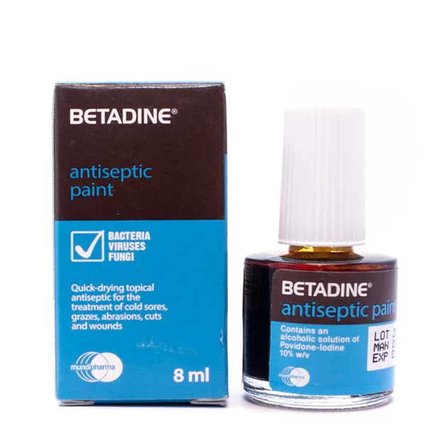 Betadine Antiseptic Paint - 8Ml