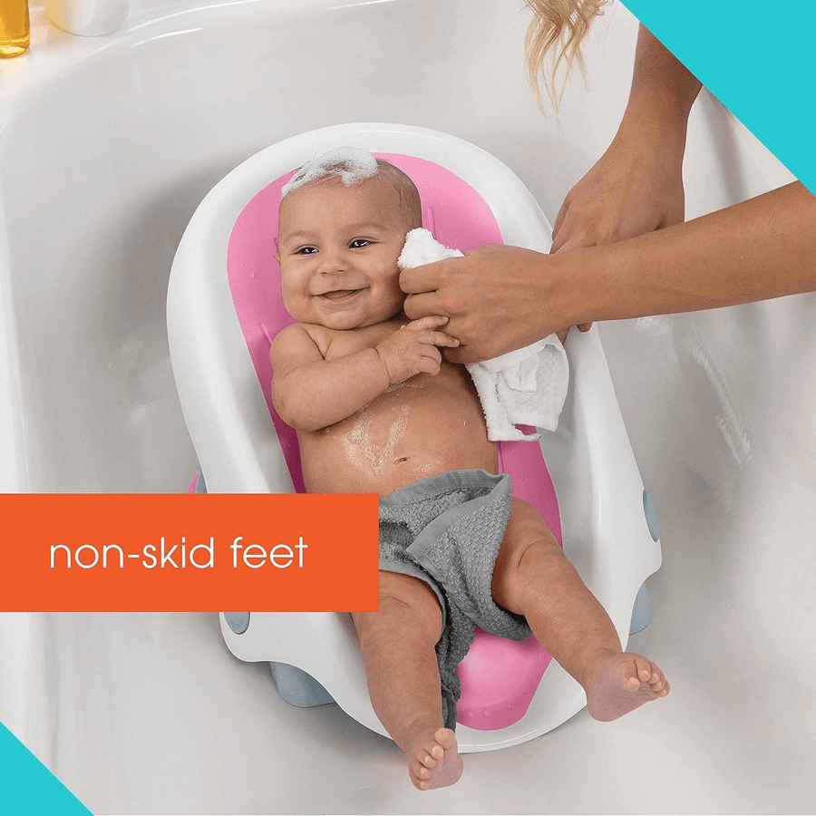 Clean Rinse Grow-With-Me Baby Bather (Pink)
