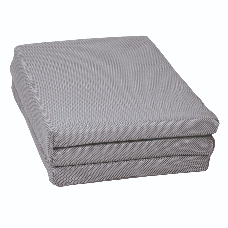 Air+ Foldable Travel Mattress - 120 X 60 X 4 Cm (Grey)