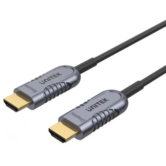 Unitek Hdmi 2.1 Fiber Optic Cable / Supports 8k Resolution / 15 Meters