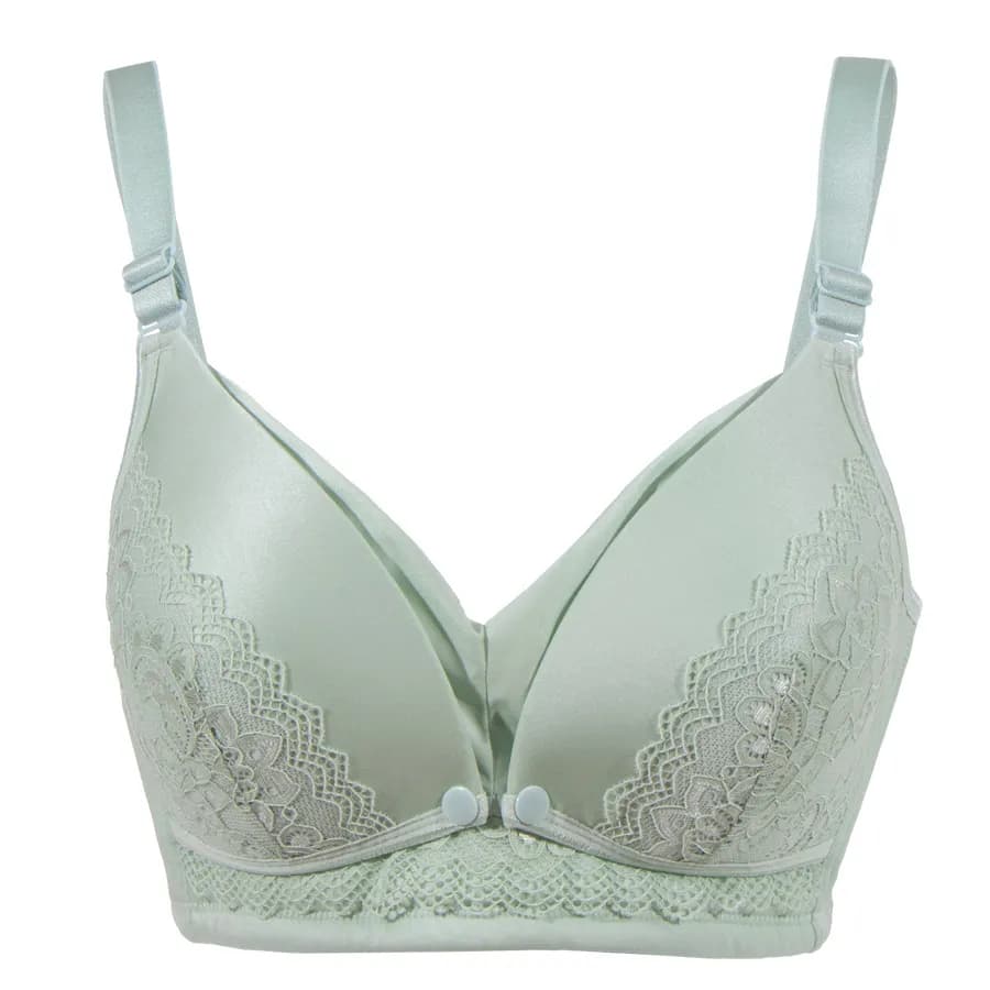 Okus - Full Cup Maternity & Nursing Bra - Green (Large)