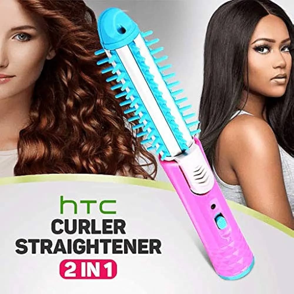 Htc Htc-8813-Hs 2 2In 1 Curler & Straightner 17 Watts