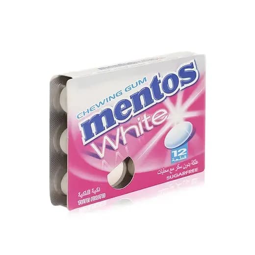 Mentos White Fruits Bar, 17G