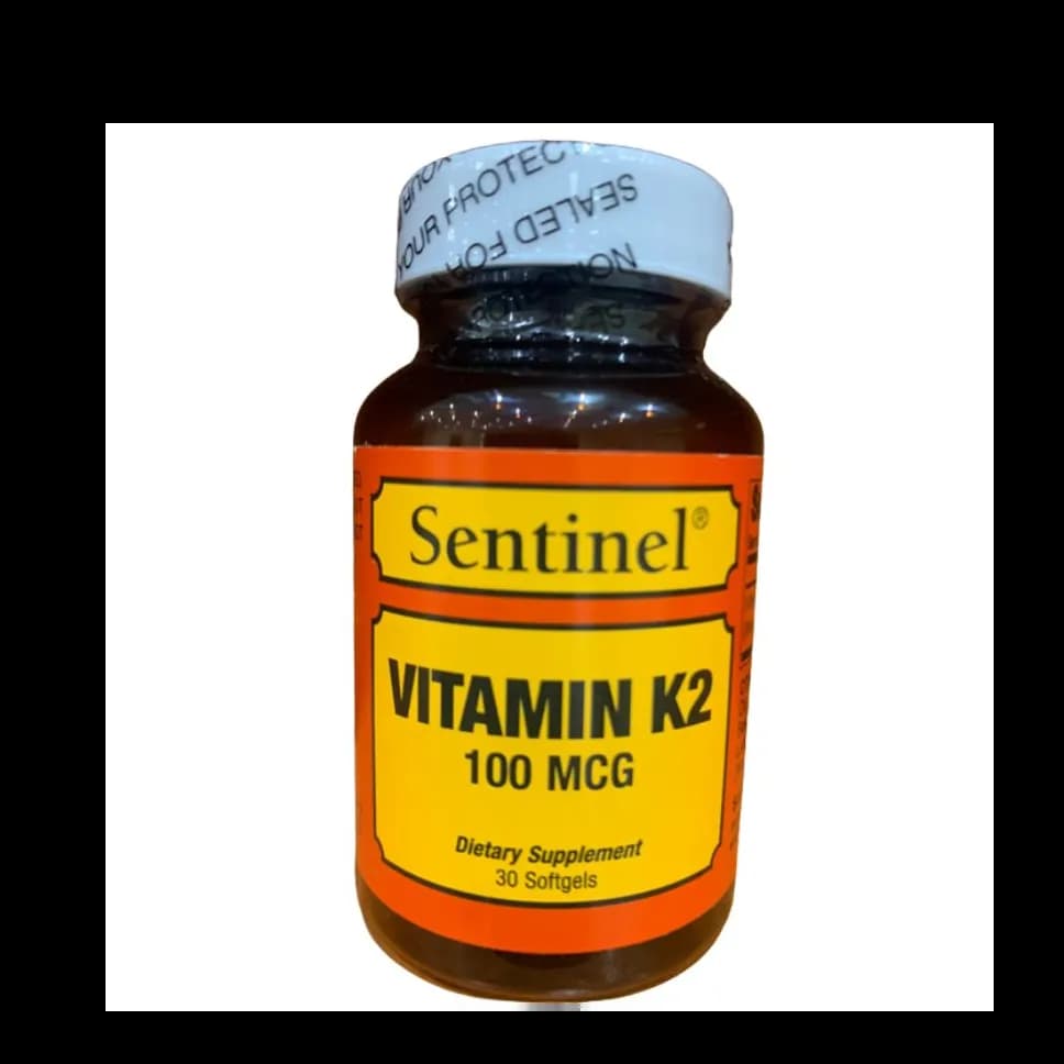 Sentinel Vitamin K2 100 Mcg 30 Softgels