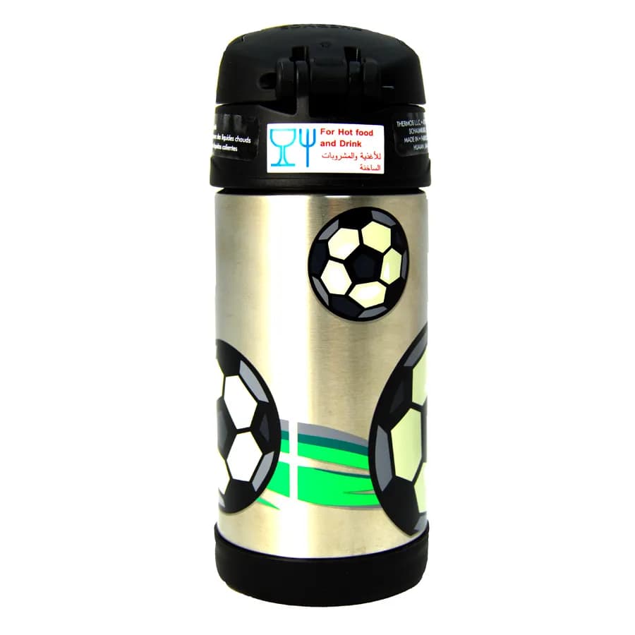 Thermos - Funtainer Stainless Steel Bottle - Foot Ball (355 Ml)