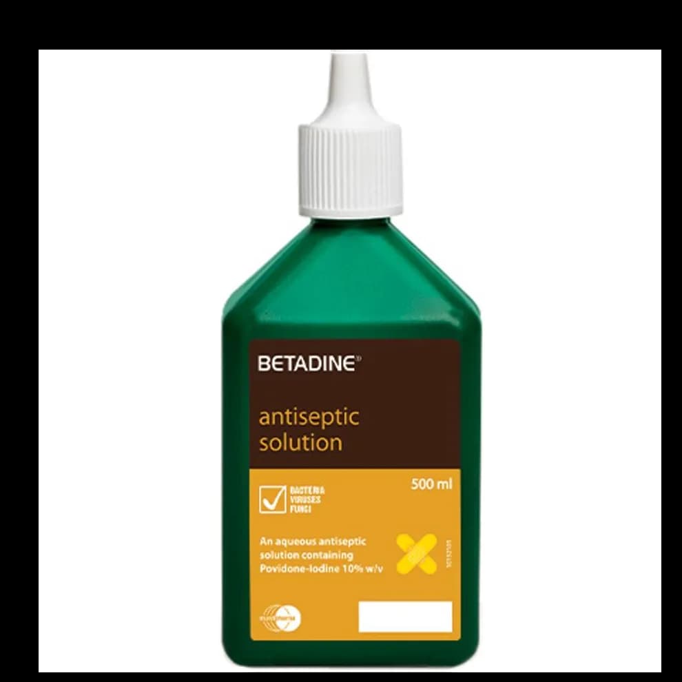 Betadine Antiseptic Solution 500 Ml