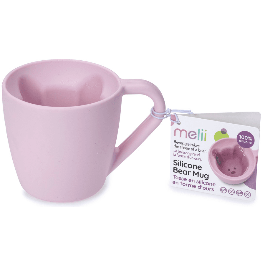 Melii Silicone Mug Pink Bear