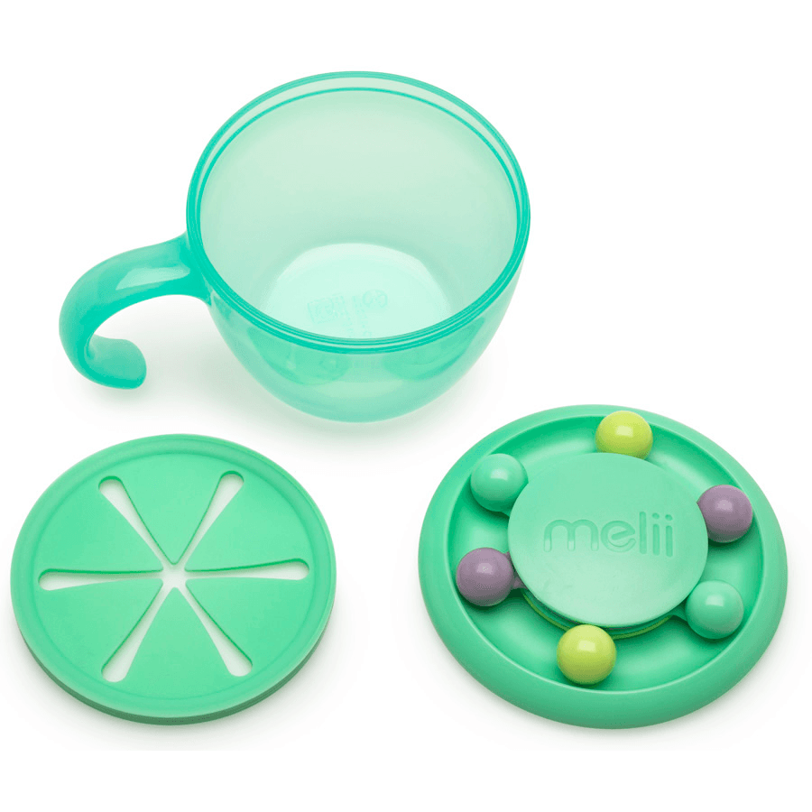 Melii Abacus Snack Container With Finger Trap Mint