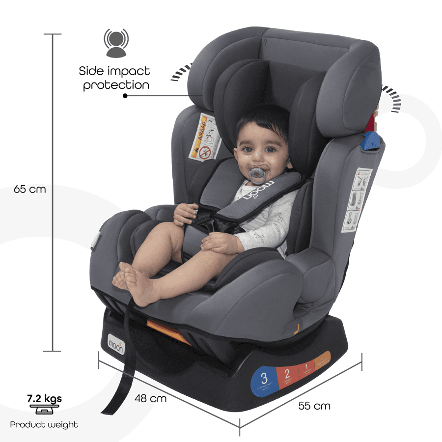 Moon - Sumo Baby/infant Car Seat (Group 0,1,2) Grey